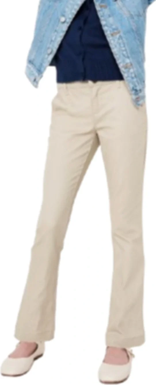 School Uniform Bootcut Pants for Girls